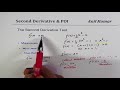 Calculus: What is second derivative test?