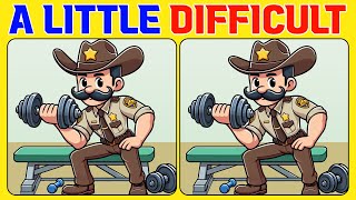 Spot the 3 Differences | Brain Workout 《A Little Difficult》