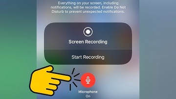 How to Screen Record & Enable Audio Microphone iPhone