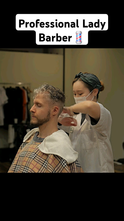 Japanese Barber at Another Level #asmr #asmrbarber
