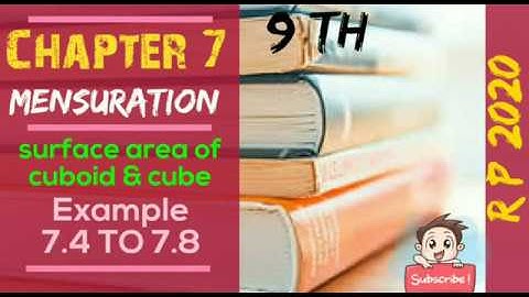 TN Samacheer 9 Maths New Syllabus Mensuration Example 7.4,7.5,7.6,7.7 and 7.8
