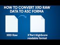 How to Convert XRD Raw Data to ASC Format | Make XRD Data Readable in X’Pert HighScore #11