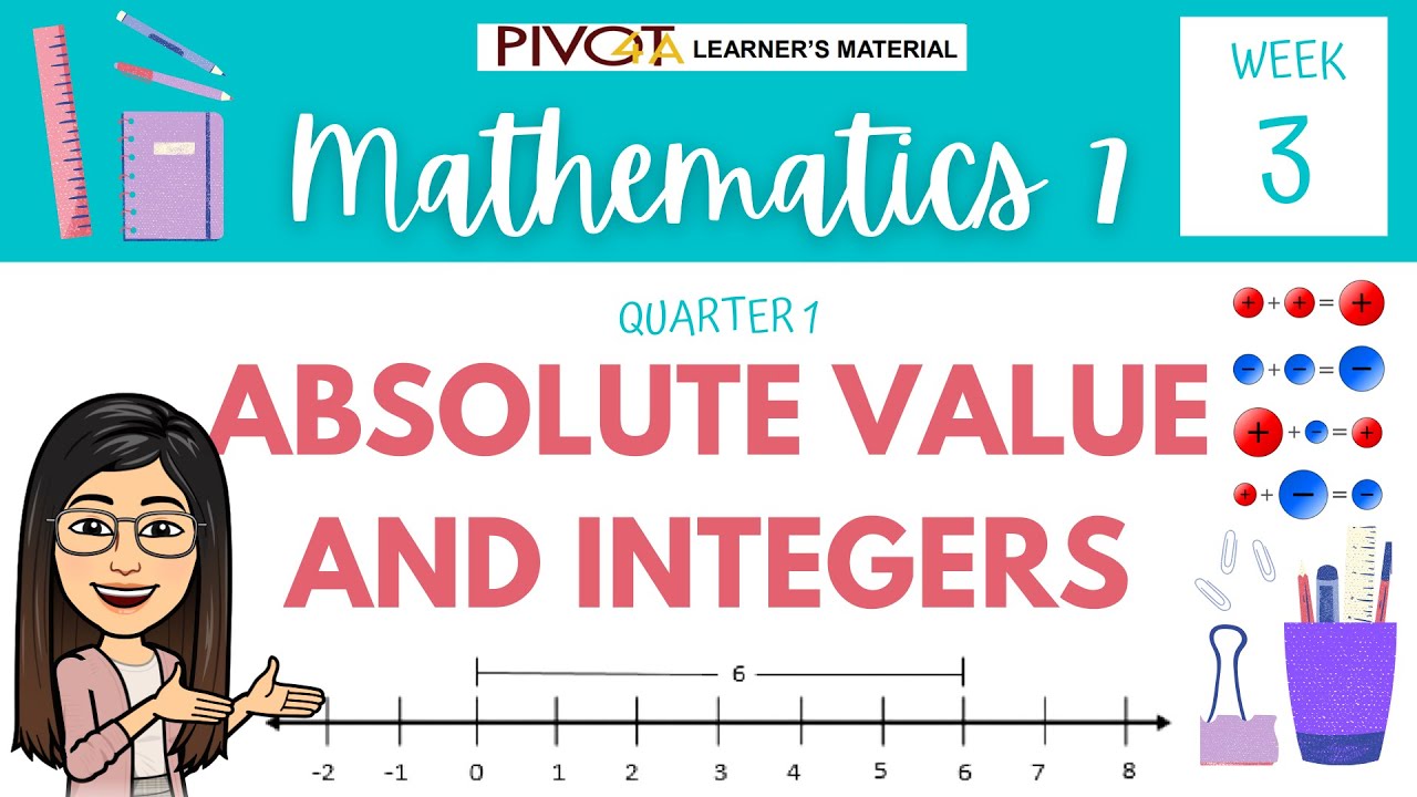 ABSOLUTE VALUE AND INTEGERS || Grade 7 Math Quarter 1 Week 3 (TAGALOG ...
