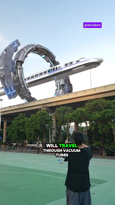 China's High-Speed Hyperloop Train: 1000 Km/Hour Vacuum Pipeline! #shorts