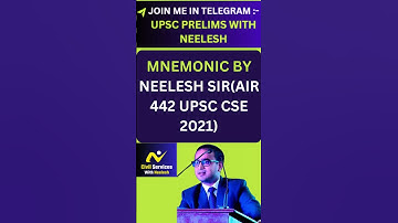 Mnemonic STONE ART #mnemonics #neeleshsir #upsc