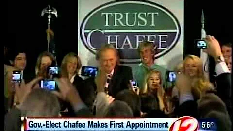 Gov.-Elect Chafee makes first appointment