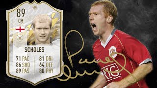 PAUL SCHOLES 89 MID ICON FIFA 22 PLAYER REVIEW I FIFA 22 ULTIMATE TEAM