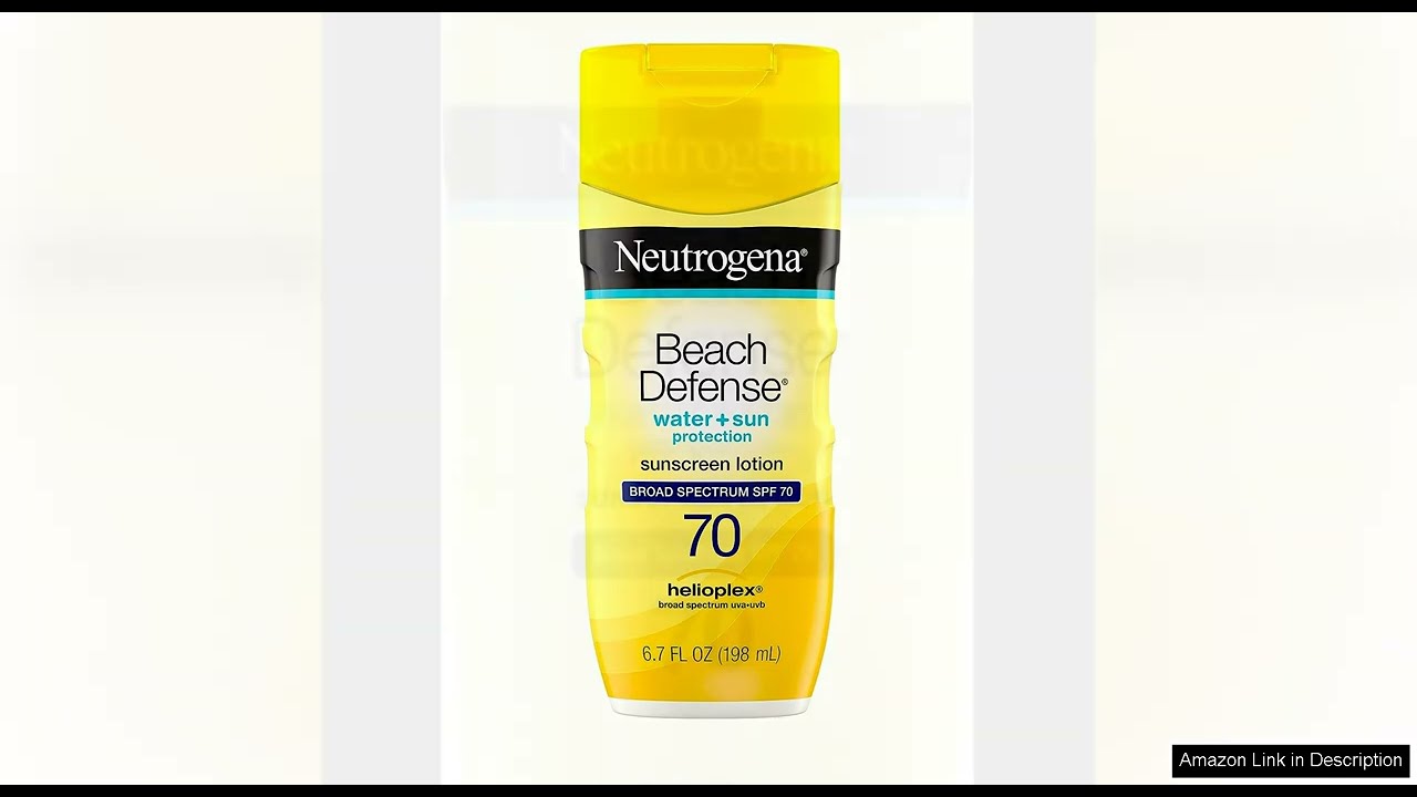 Neutrogena Beach Defense Water-Resistant Face & Body SPF 70 Sunscreen Lotion Review