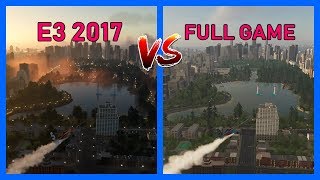 The Crew 2 Full Game VS E3 2017 DEMO Graphics Comparison