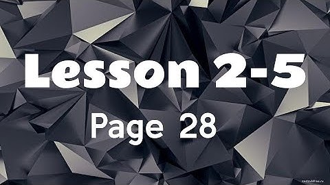 Lesson 2-5: Solving Literal Equations