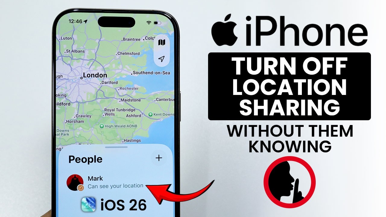 iOS 26 - Turn Off iPhone Location Sharing without Them Knowing