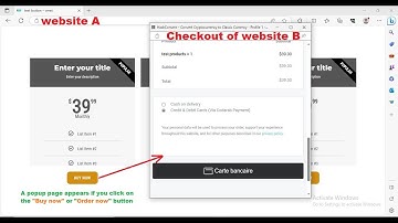 Redirect the checkout page to another website checkout page: Confirm Payment On Another Checkout