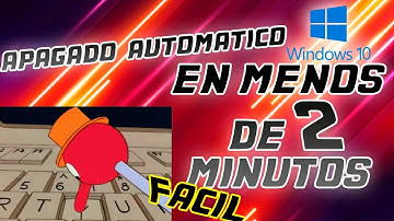 Cómo programar apagado automático en Windows 10 🤖