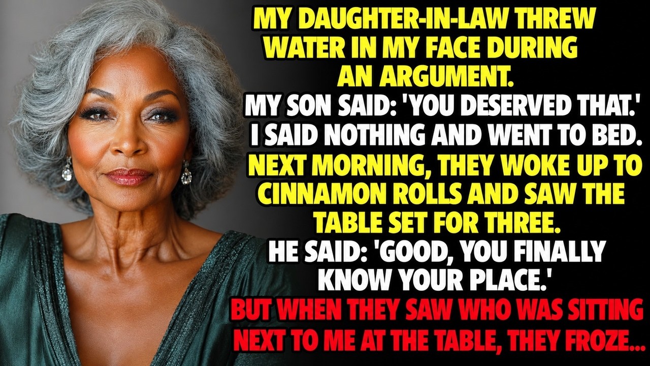 An ordinary Thursday night turned into the moment my son told me I deserved to be humiliated. We were at the dinner table when my daughter-in-law threw a glass of ice water in my face, soaking my...