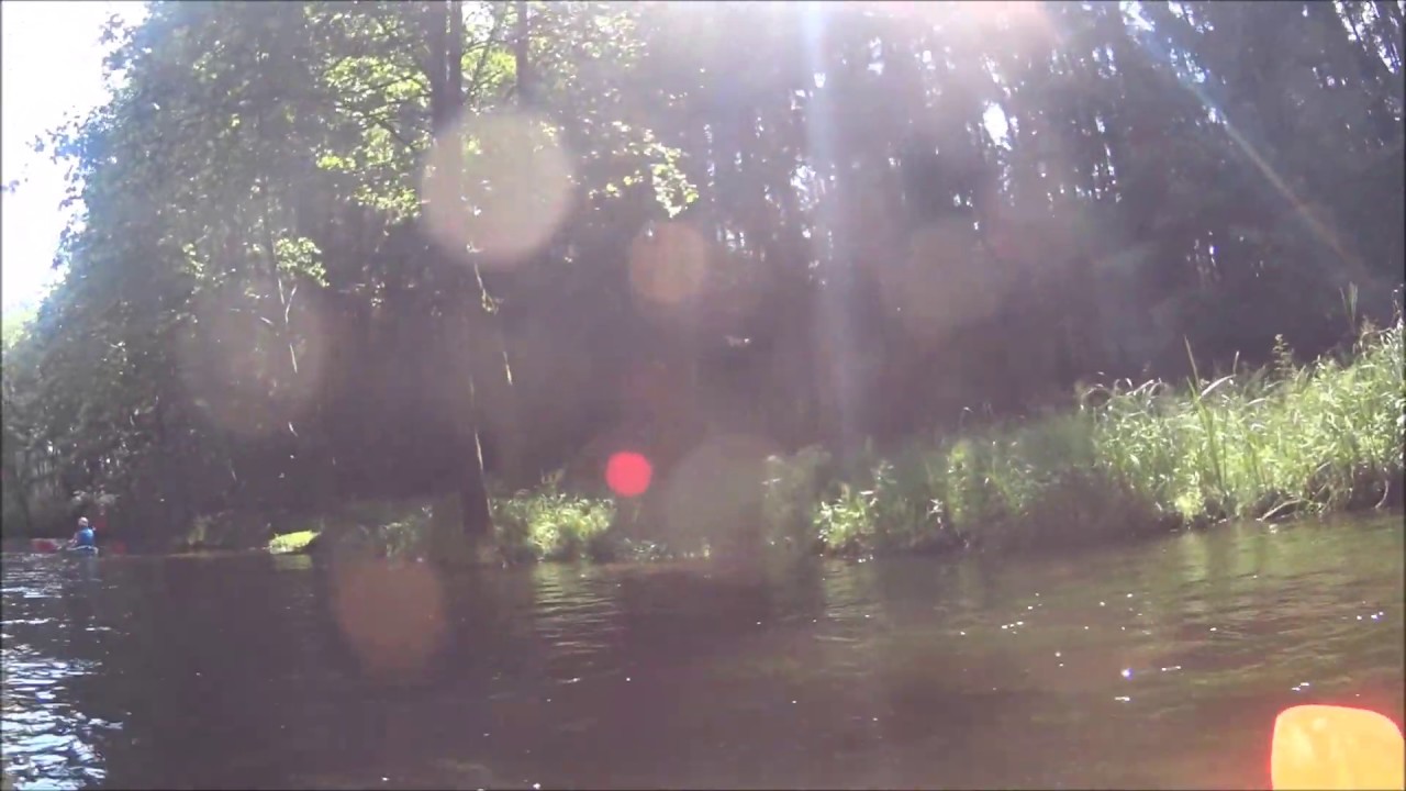 Как выглядит спуск по реке на байдарках? - YouTube