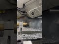 Square tube aluminum miter saw #metals #metal #iron #steel #aluminum #fabrication #cnc #industrial