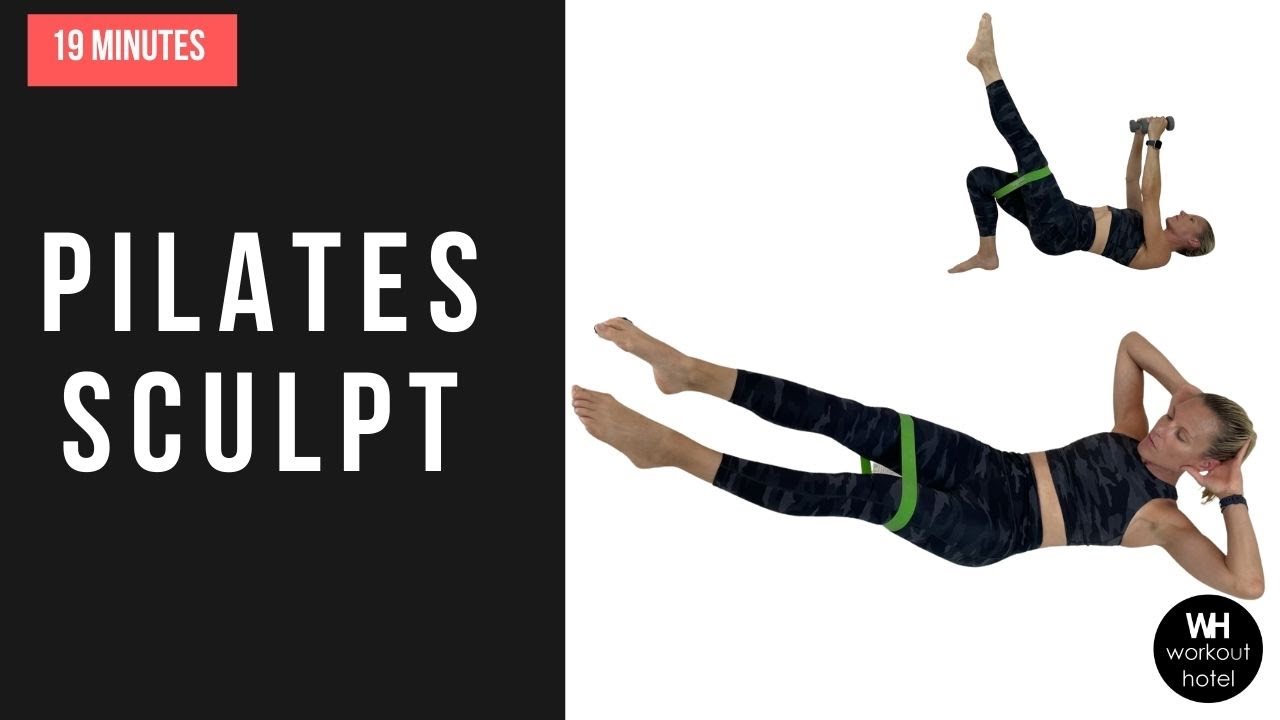PILATES SCULPT FULL BODY WORKOUT (BAND & DUMMBELLS)