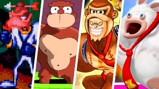 Evolution of Donkey Kong References in Other Games (1994 - 2019)