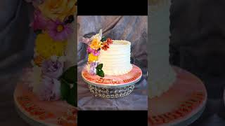 Summer flowers #lakedistrict #silkflowers #cakedecorating #buttercream