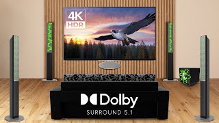 Immersive Surround Sound Demo Dolby Digital, Dolby Atmos 5.1 Nature Test