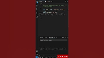 How to use default function parameters in JavaScript  #coding #programming #javascript