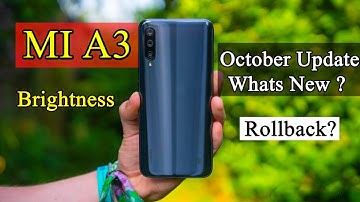 Mi A3 October Security Update What