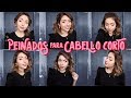 7 PEINADOS FÁCILES para CABELLO CORTO O MEDIANO | Hairstyles for SHORT Hair | Ekaty
