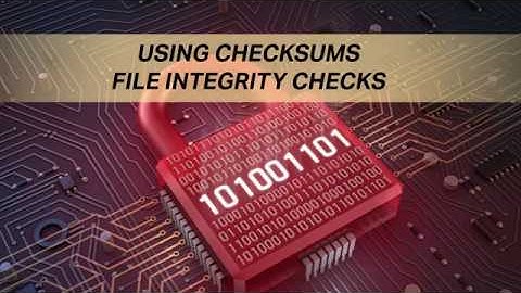 Linux Tutorial - Using Checksums