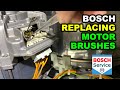 How to Replace Carbon Brushes on Motor Washing Machine Bosch WFF 1201