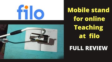 Mobile holder for online teaching at filo|| How to take online class at filo||Review of mobile stand