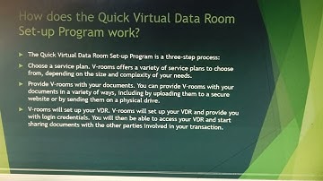 Streamline Your Data Management with V rooms Quick Virtual Data Room Set up
