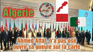 Algerie Carte du Maroc complete : Ahmed Attaf na pas osé dire un mot sur la carte du Royaume à Doha