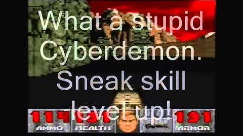 Gameplay of SNES Doom E2 part 3(end) E2M5