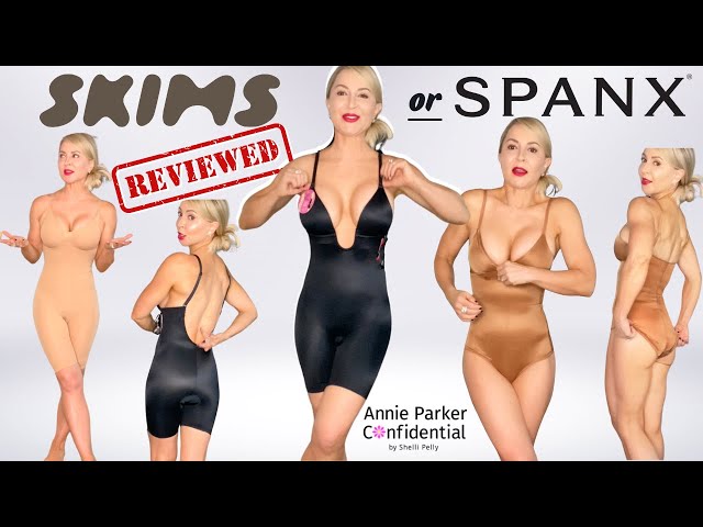 SKIMS v SPANX ShapeWear REVIEW & TRY-ON