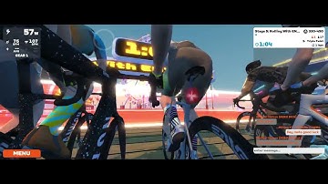 Stage 5: Rolling With ENVE: Triple Twist (C) 330-450 on Triple Twist in Watopia