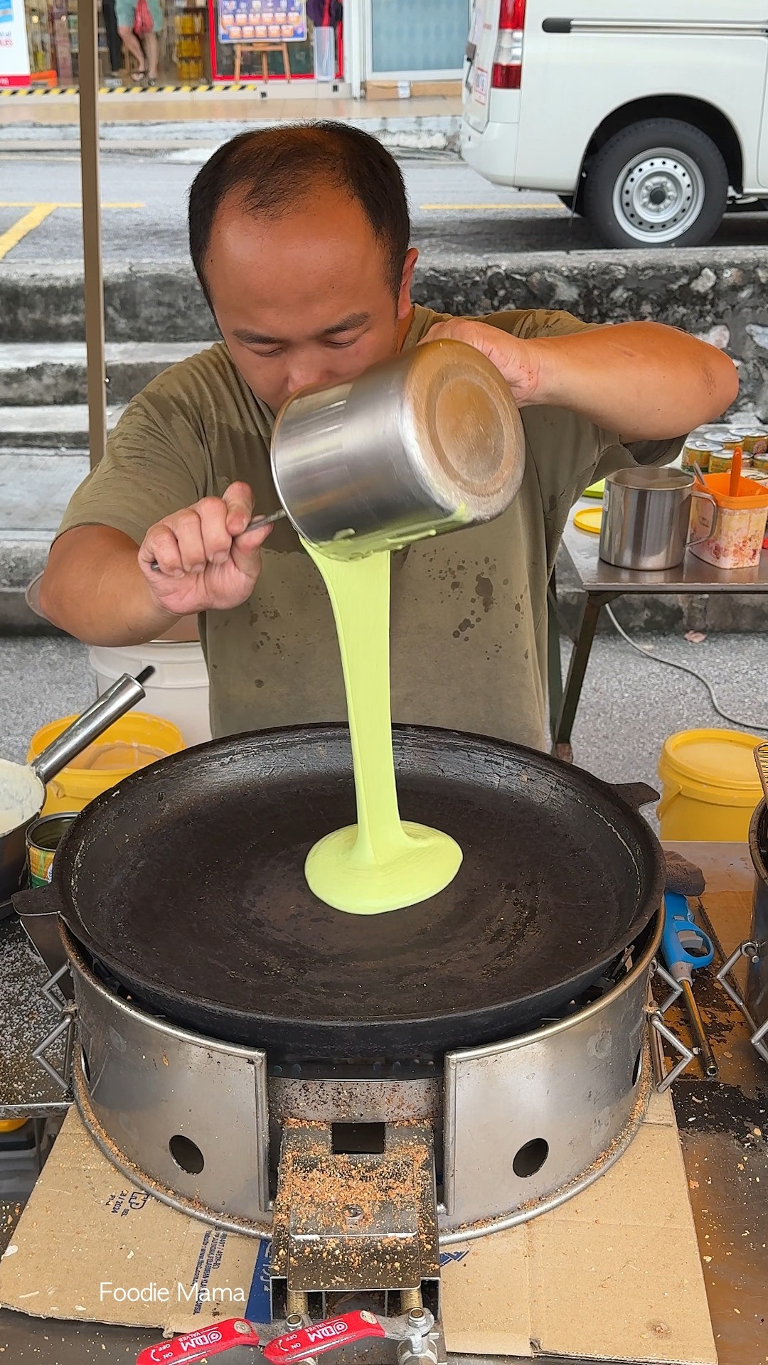 Popular Peanut Green Tea Pancake