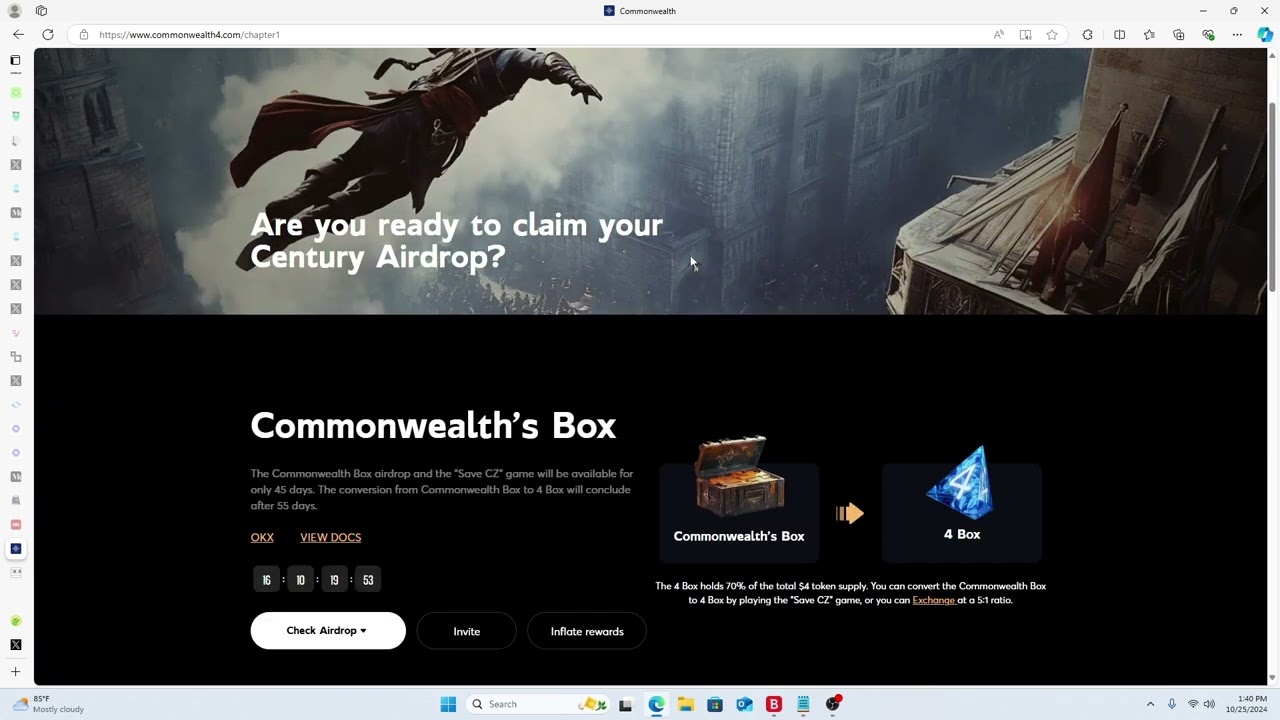 CommonWealth Airdrop