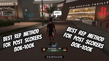 *BEST* |REP METHOD FOR POST SCORER| 80k-100k MYPOINTS EVERY HOUR| NBA2K19