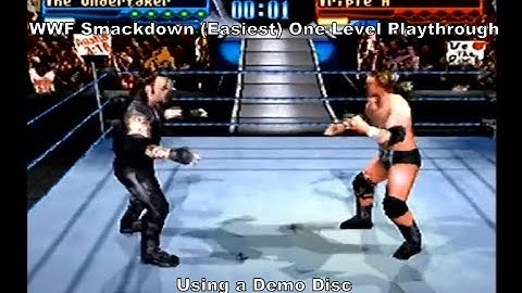 Ps1 Demo Disc 86: WWF Smackdown One Level Playthrough :D #Playstation #Sony #Demo #DemoDisc #Ps1