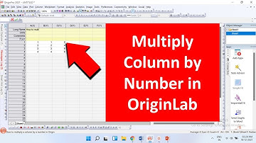 How to Multiply a Column by a Number in Origin | TUTORIAL