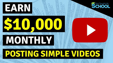 Simple Videos To Make $10,000 Month On YouTube,  FULL TUTORIAL, Make Money Online