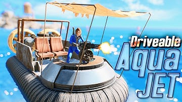 Fallout 4 - DRIVABLE BOATS - Driveables Of The Commonwealth - AWESOME  BOATS MODS IN FALLOUT 4