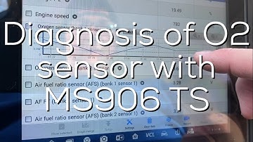 Lexus ES330 O2 sensor Diagnosis with Autel MS906 TS