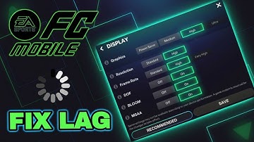 🔥 FC Mobile 26 LAG FIX in 1 Minute! 🚀 Smooth Gameplay Settings!
