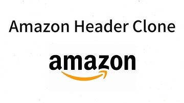 Building an Amazon Clone Header from Scratch | HTML & CSS Tutorial with Source Code