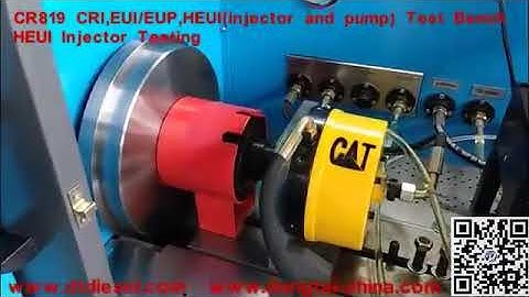 HEUI CR819 Common rail injector and pump test bench tor Testing c7 c9 3126