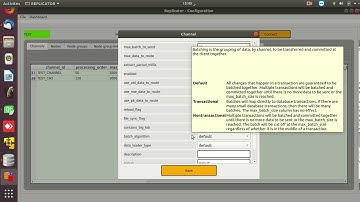 DRD Replicator (Dashboard for SymmetricDS)- Configuration : CHANNEL