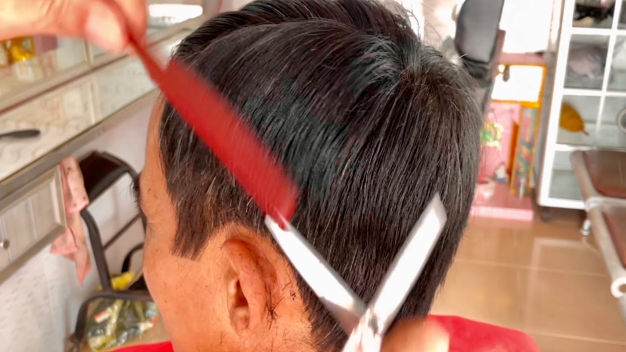 CHIA SẺ Cách Cắt Tóc Danh Tỉa  Đơn Giản Bằng Kéo  Haircut Simple Style  Mens Haircut  YouTube