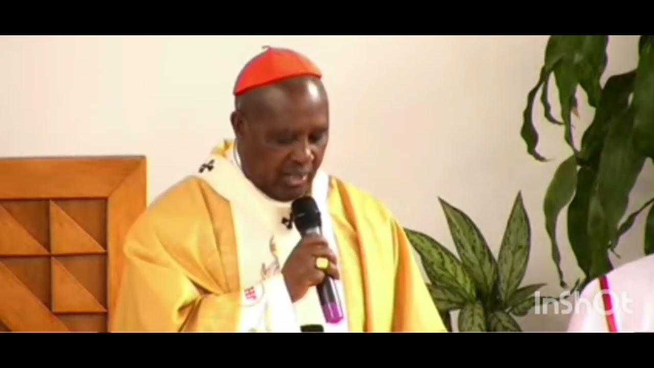 Chrism mass Kigali archdiocese cathedral Rwanda led by Cardinal his ...