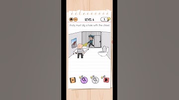 Brain Test 2 - Prison Escape Level 6 Solution | Fazie Gamer